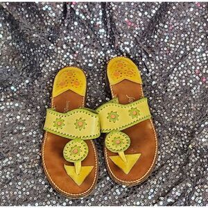 Saks Fifth Avenue flip flops